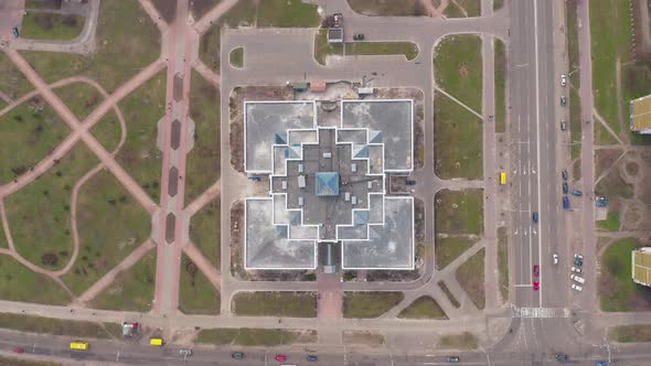 Symmetrical Soviet Architecture From Above