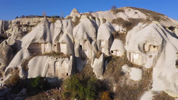 The Sandstone Cave Dwellings of the Cappadocia, Turkey alt