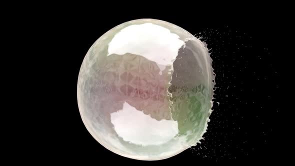 Soap Bubble Bursting -  Slowmotion