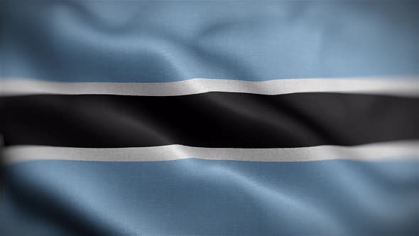 Botswana Flag Front