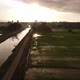 Aerial view raining day during sunset - VideoHive Item for Sale