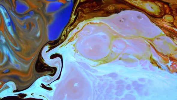 Psychedelic Colour Paint  Spreading Swirling 14 alt