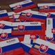 credit cards background with Slovakia flag - VideoHive Item for Sale