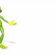 Frog Gesture Looped White Background - VideoHive Item for Sale
