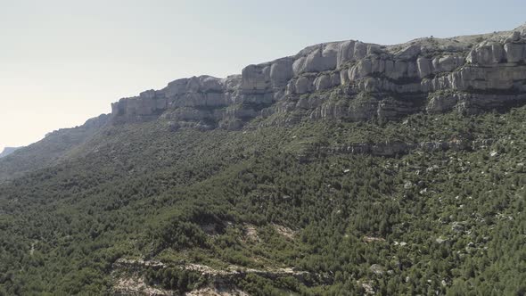 Montsant Mountains in Priorat Tarragona Catalonia Spain