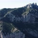 Drone flight over the famous mountain range of Catalonia; sunny winter - VideoHive Item for Sale
