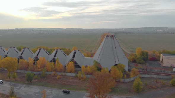 Old Infrastructure Railway Station And Road alt
