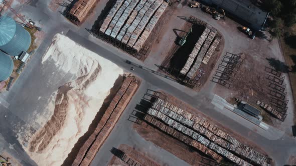 Warehouse of Felled Trees at the Factory alt