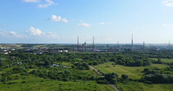 Territory Of Large Scale Industrial Production Of The Chemical Industry. Rivneazot alt