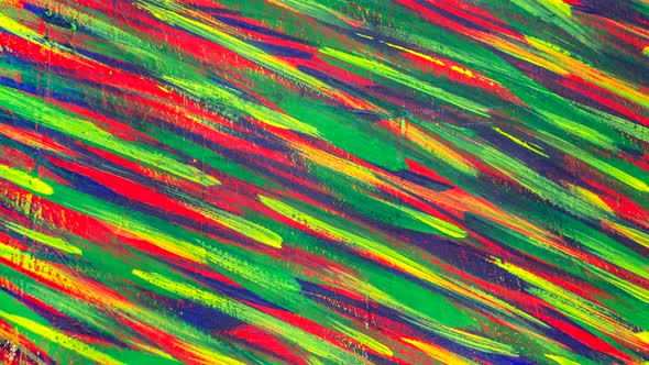 Background From Different Strokes of Red Yellow Green and Blue Paint alt