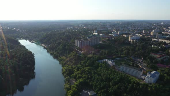 Residential Buildings Above Black Grouse River alt