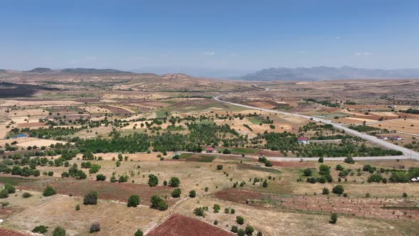 Anatolian Steppe Village In Tunceli