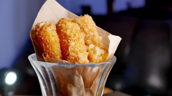 Cheese Sticks  Popular Crispy Appetizer Fast Food alt