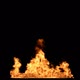Burning Ground Fire Large Scale Front 02 - VideoHive Item for Sale