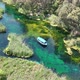 Aerial view of drone &#39;Azmak&#39; river in the &#39;Akyaka&#39; town - Gokova / Mugla - TURKEY - VideoHive Item for Sale
