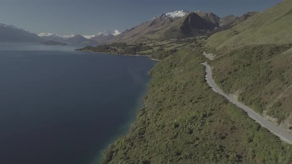 Aerial footage of spectacular New Zealand