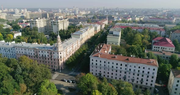 Minsk City Capital of Belarus, Housing Area by vkasporsky | VideoHive