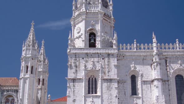 The Jeronimos Monastery or Hieronymites Monastery is Located in Lisbon Portugal Timelapse Hyperlapse alt