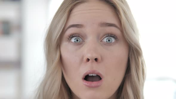 Women With Shocked Face