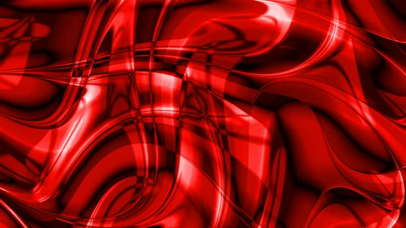 Red Color Abstract Motion Liquid Animated Background, Motion Graphics