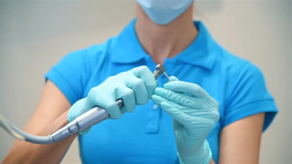Dentist Change Dental Drill