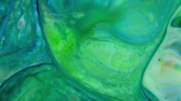 Colorful Liquid Ink Colors Blending Burst Swirl Fluid 24