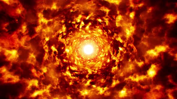 Burning Fire Background Loop 4K alt