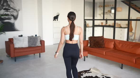 Portrait of a Young Attractive Positive Girl alt