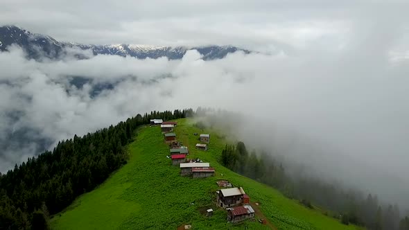 Pokut Plateau Rize Camlihemsin,Pokut plateau in the Black Sea and Turkey. Rize, Turkey. 2 alt