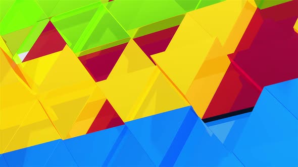 Color Triangles Background v2