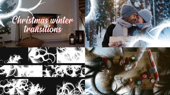 Christmas Winter Transitions Pack | Motion Graphics