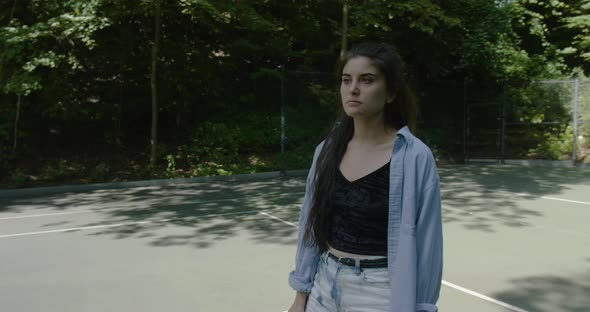 Dancer in tennis court 9 alt