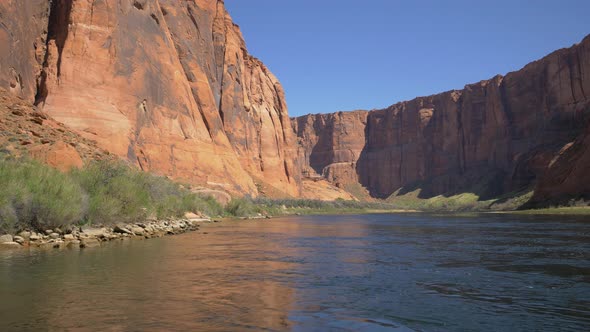 Colorado river and cliffs alt