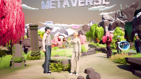 Human Avatars Communicate and Interacting in the Metaverse