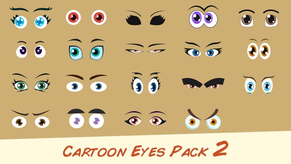 Cartoon Eyes Pack 2