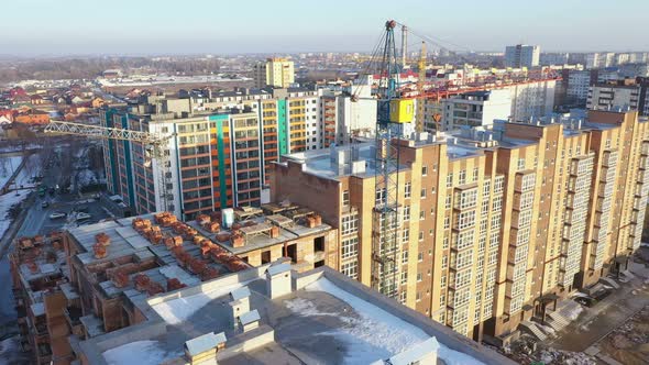 Flight New Building From Above alt