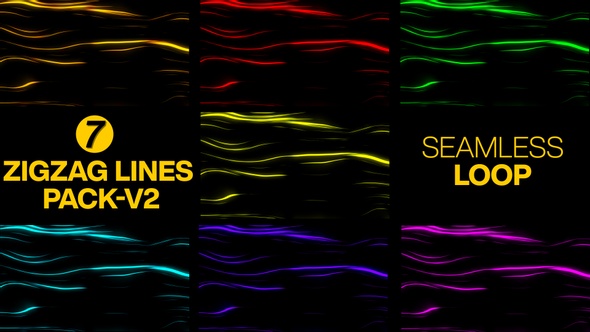 Anime Speed Weve ZigZag Lines Pack Seamless Loop alt