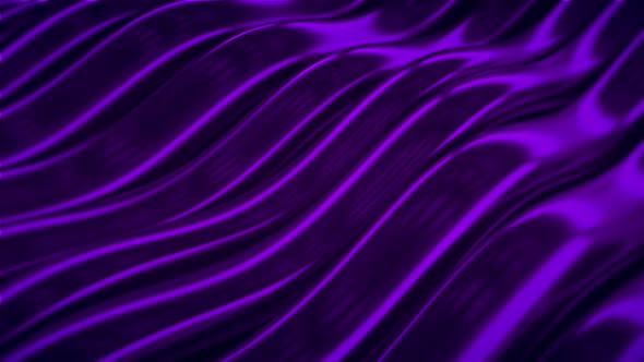 Wavy 3d Purple Metalic Lines