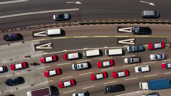 Top view of Hong Kong traffic alt