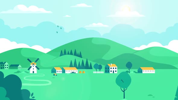 Beautiful Nature Colorful Landscape Mountains