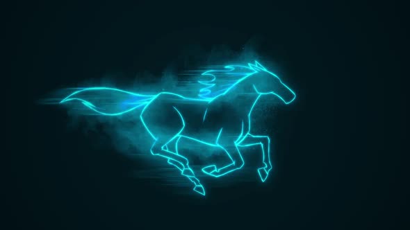 Hologram Horse Glitch