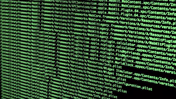 Big Data Search Files Process in Big Data Array