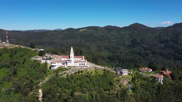 The Monserrate Monastery Bogota Colombia alt