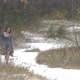 Girl in Forest and First Snow - VideoHive Item for Sale