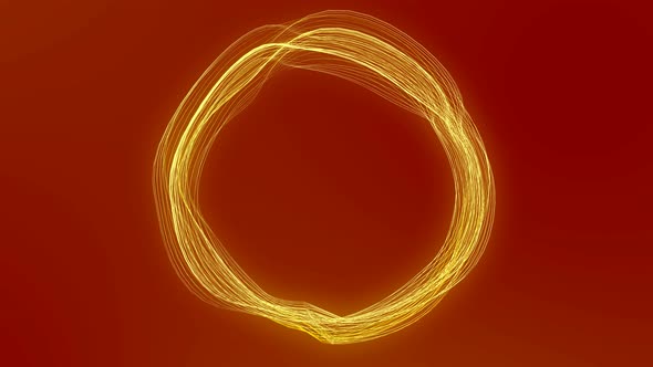 Glowing Circle Lines Animation