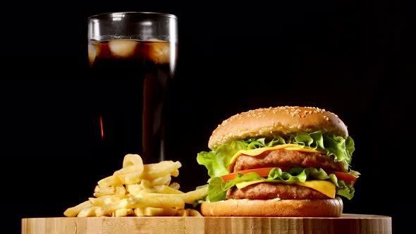 Bacon Cheese Burger with Beef Patty Tomato Onion alt