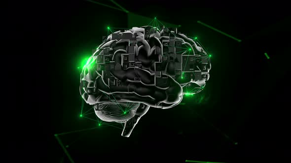 Brain Artificial Intelligence Scan Block Loop