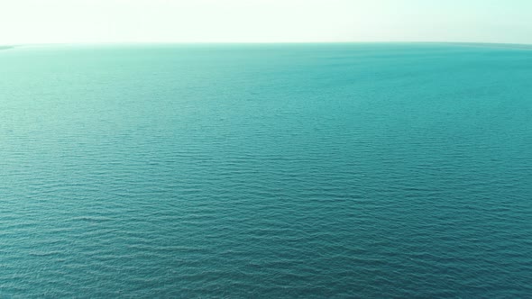 Lonely Boat at Sea