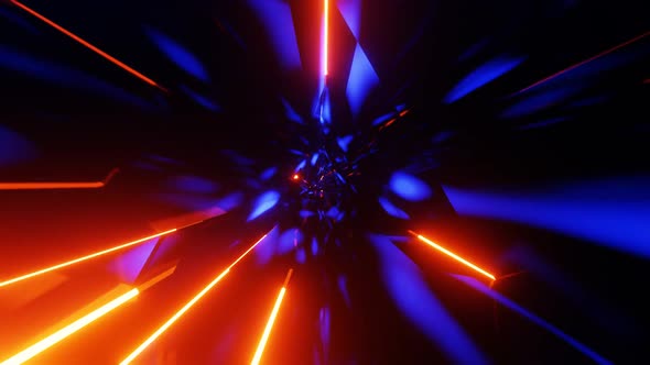 Futuristic technology abstract seamless VJ background.