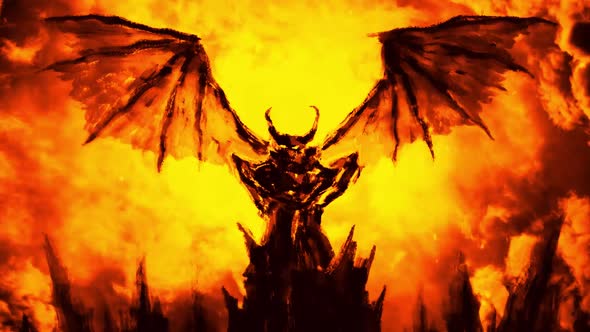 Winged Demon from Hell